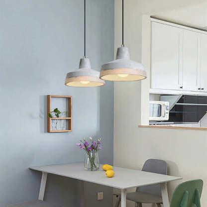 Byers Industrial Pendant Lights over Dining Table