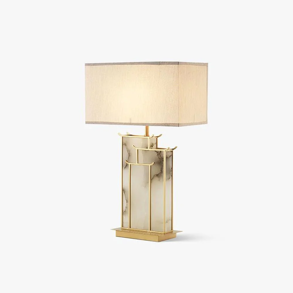 Jade Modern Table Lamp Scene Bedroom Living Room