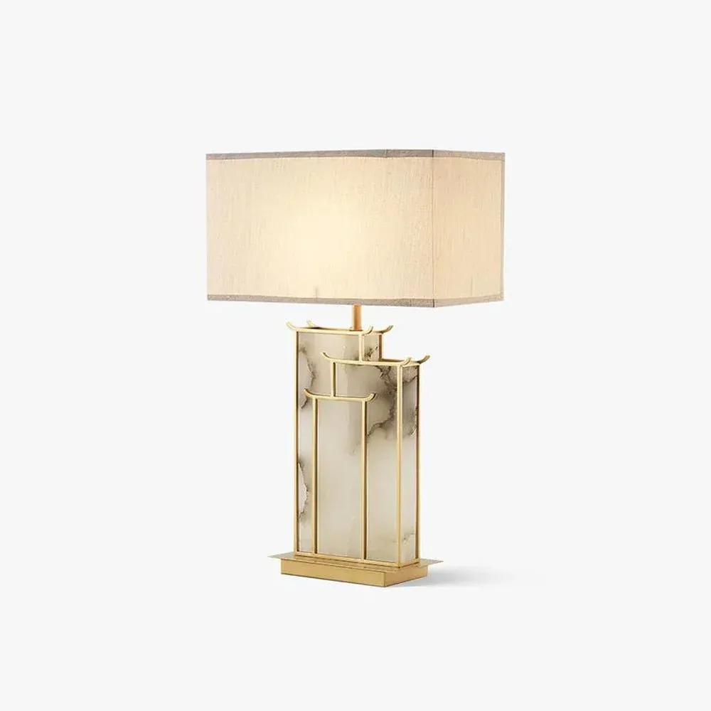 Jade Modern Table Lamp Scene Bedroom Living Room