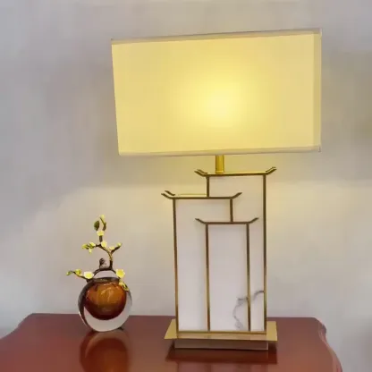 Jade Modern Table Lamp Scene Bedroom Living Room