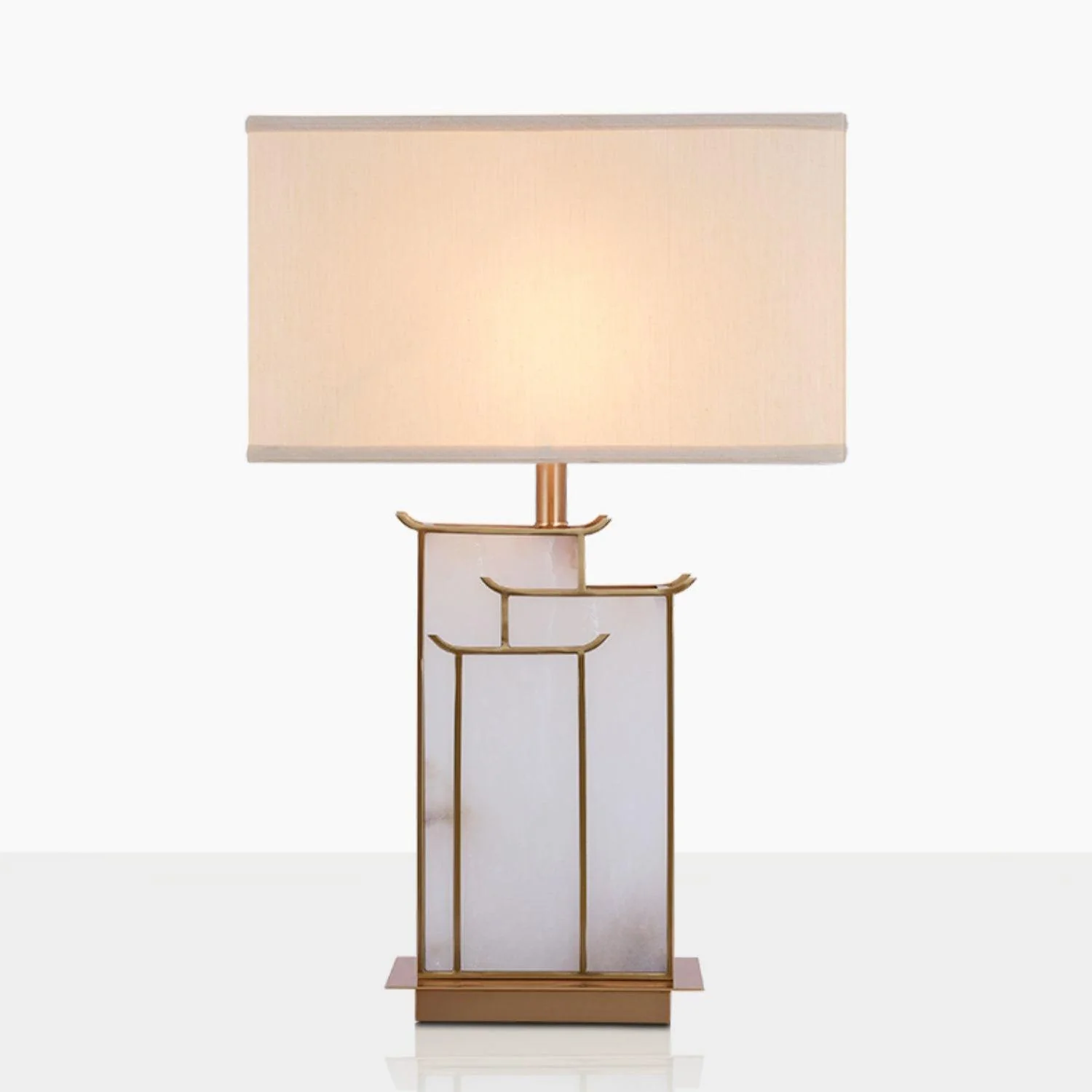 Jade Modern Table Lamp Scene Bedroom Living Room