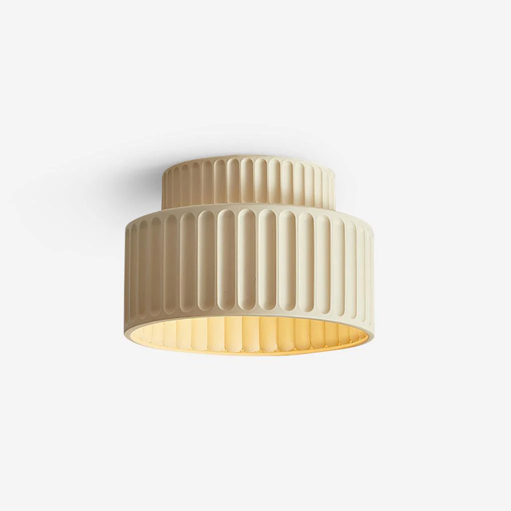 Hailie Modern Beige White Orange Green Ceiling Lamp Bedroom  Dining Room