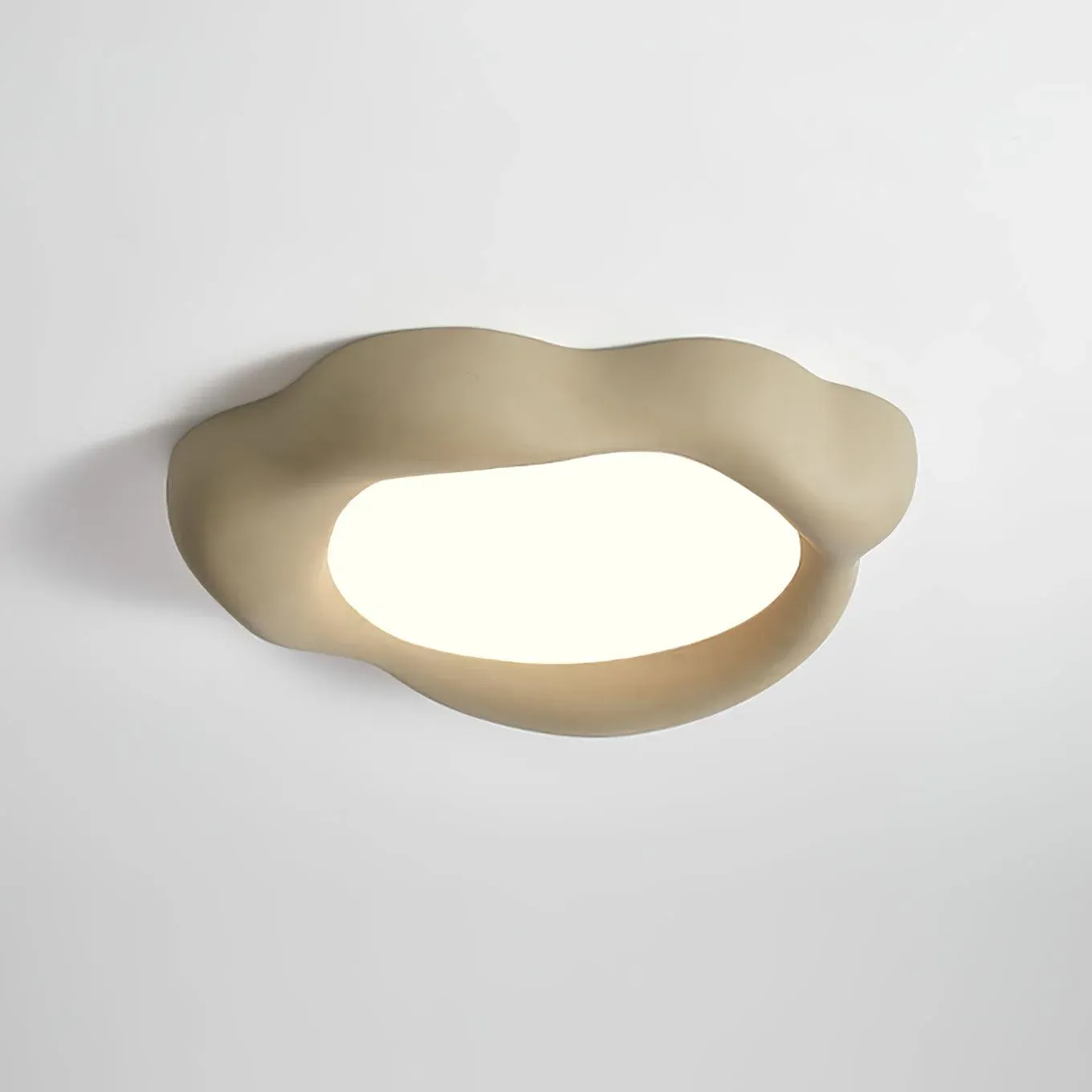 Quinn Timeless Round Resin Acrylic Ceiling Light Living Room Dining Room