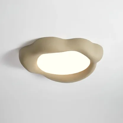Quinn Timeless Round Resin Acrylic Ceiling Light Living Room Dining Room