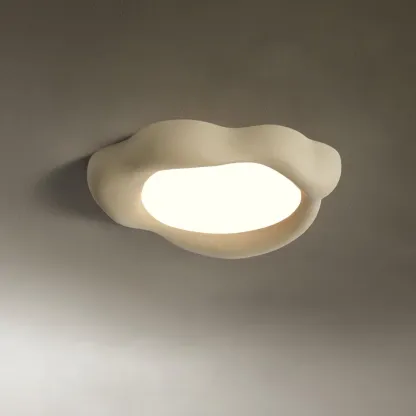 Quinn Timeless Round Resin Acrylic Ceiling Light Living Room Dining Room