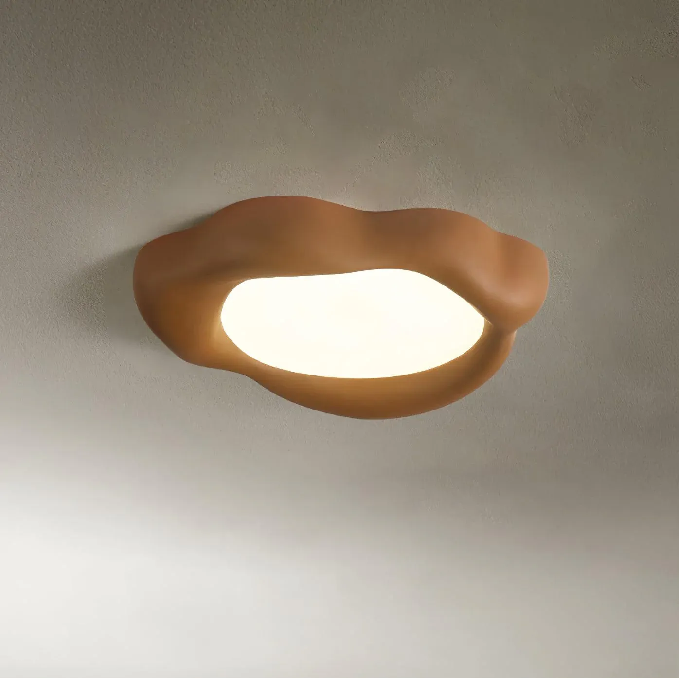 Quinn Modern Round Resin Acrylic Ceiling Light Living Room Dining Room
