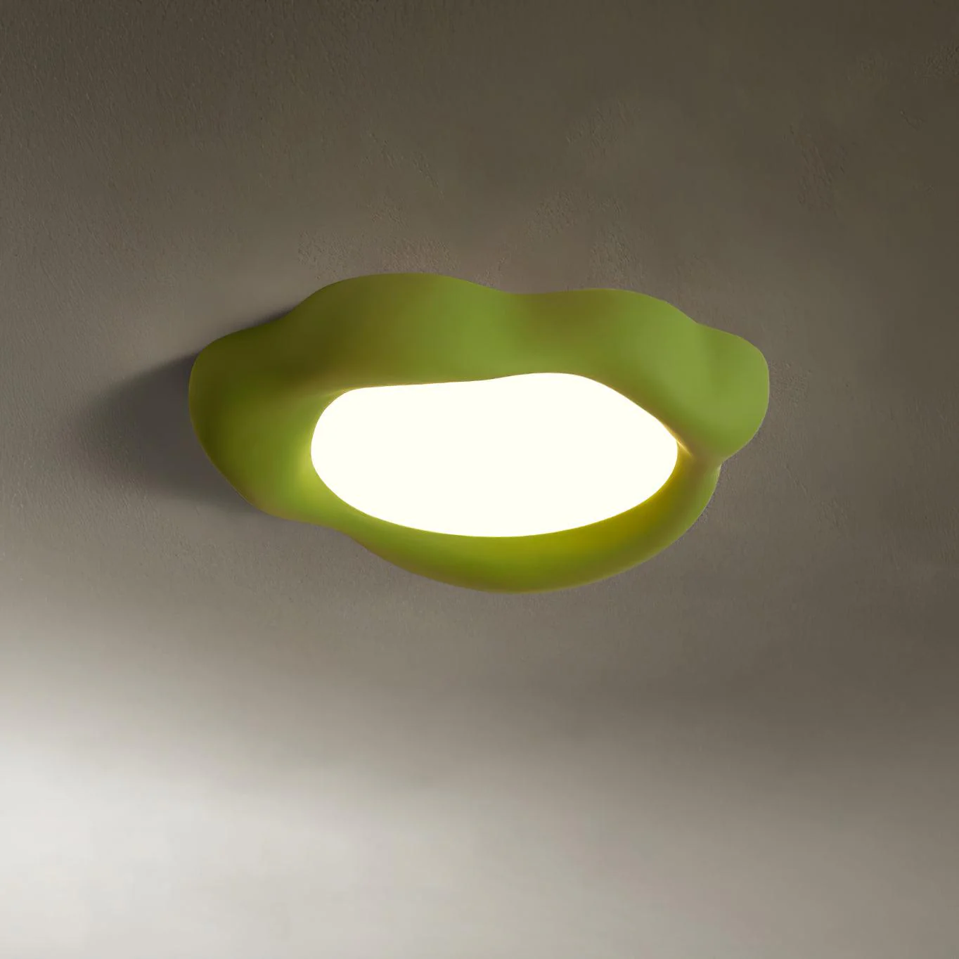 Quinn Modern Round Resin Acrylic Ceiling Light Living Room Dining Room