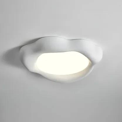 Quinn Timeless Round Resin Acrylic Ceiling Light Living Room Dining Room