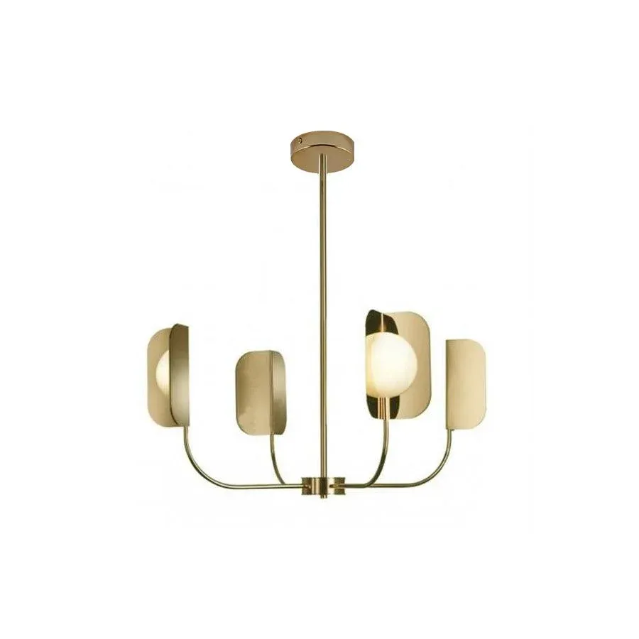 Valentina Gorgeous Metal Acrylic Chandelier Living Room Dining Room