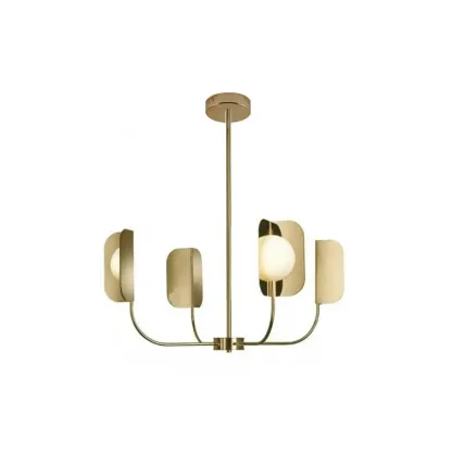 Valentina Gorgeous Metal Acrylic Chandelier Living Room Dining Room