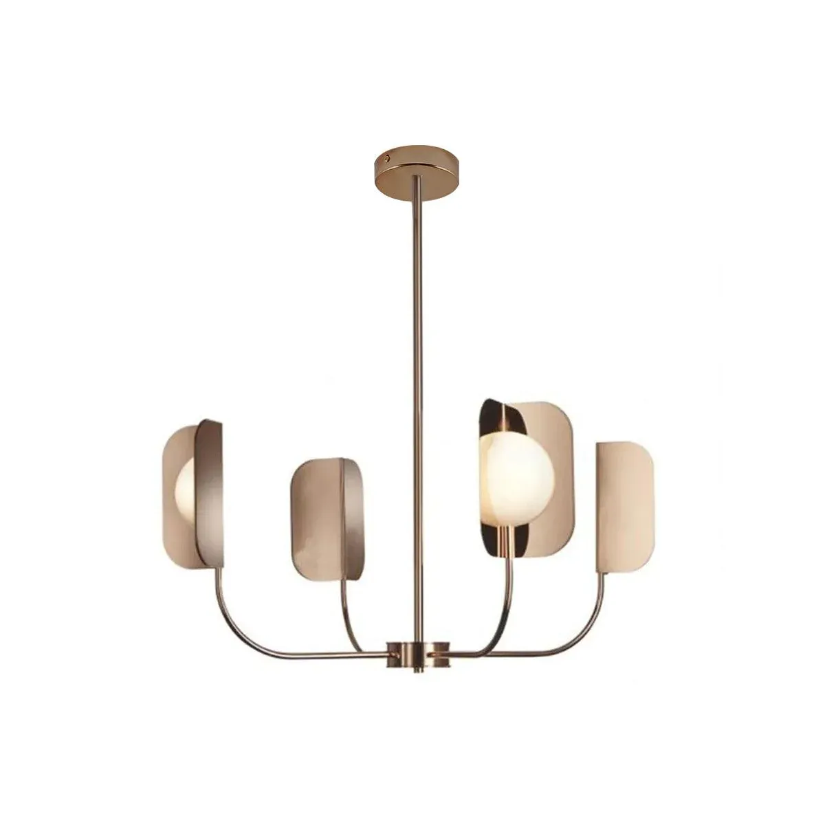 Valentina Gorgeous Metal Acrylic Chandelier Living Room Dining Room