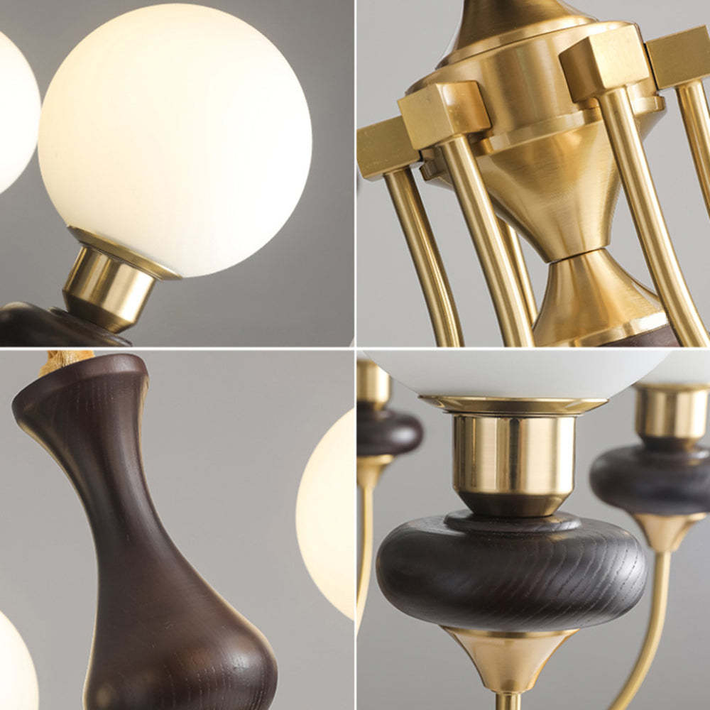 Silva Modern Luxury Decorative LED Chandelier Gold Metal Living Room