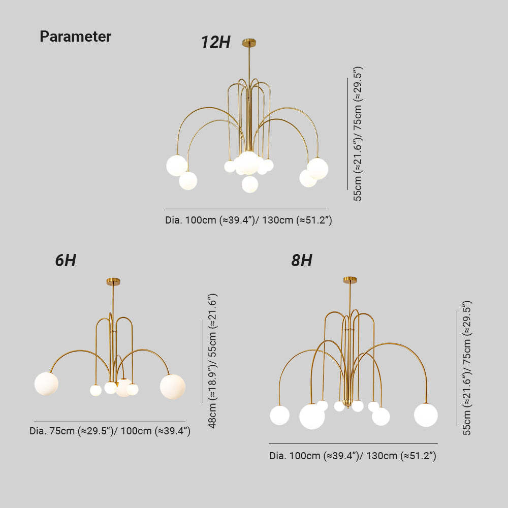 Avi Double Layer White Glass Pendant Light