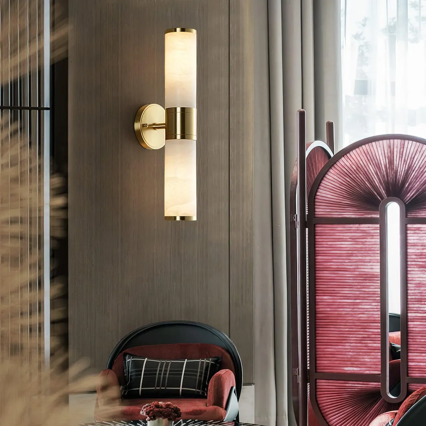 Alessio Modern Classical Resin Wall Light Shades Bedroom Living Hallway