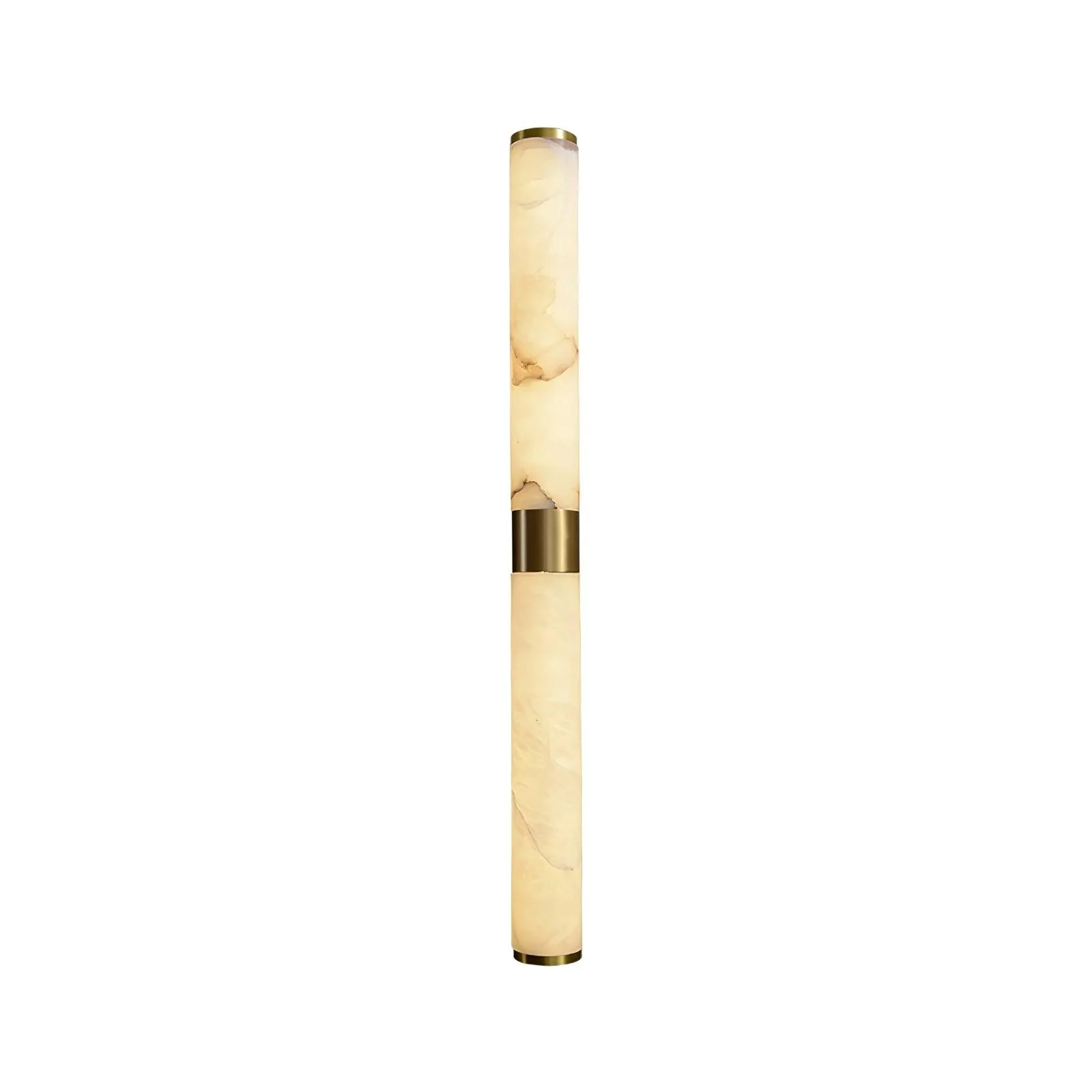 Jade Modern Line Alabaster Brass Wall Light Living Room Bedroom