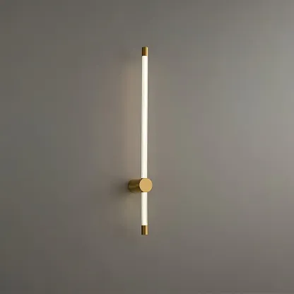 Edge Modern Linear Metal Acrylic Wall Light Bedroom Living Room