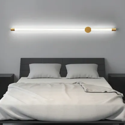 Edge Modern Linear Metal Acrylic Wall Light Bedroom Living Room