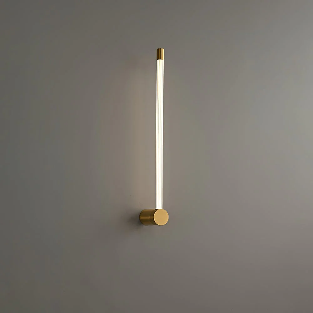 Edge Modern Linear Metal Acrylic Wall Light Bedroom Living Room