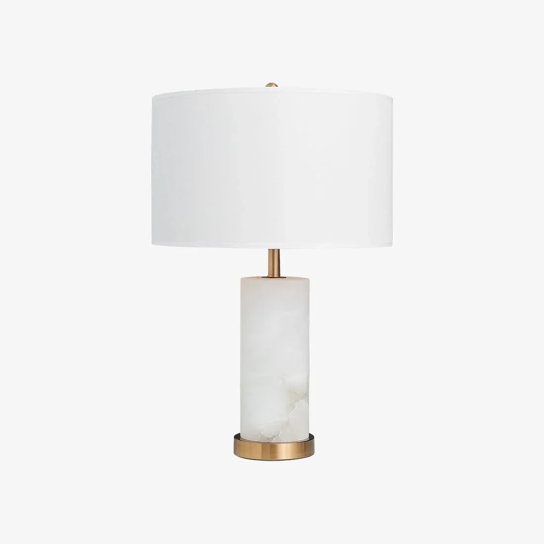 Table Lamp Modern Alabster Farbric Living Room Bedroom|Las Sola