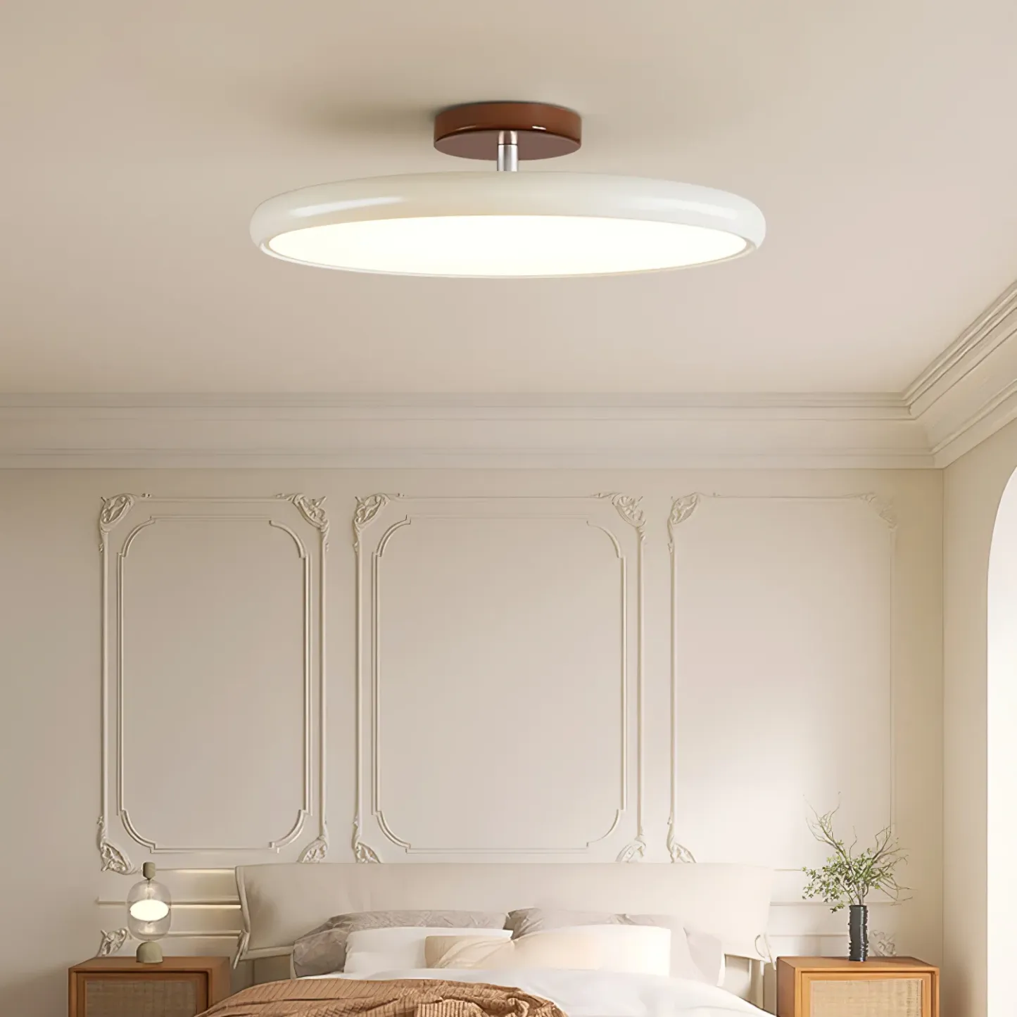 Hailie Minimalism Metal Acrylic Ceiling Lamp Bedroom Living Room