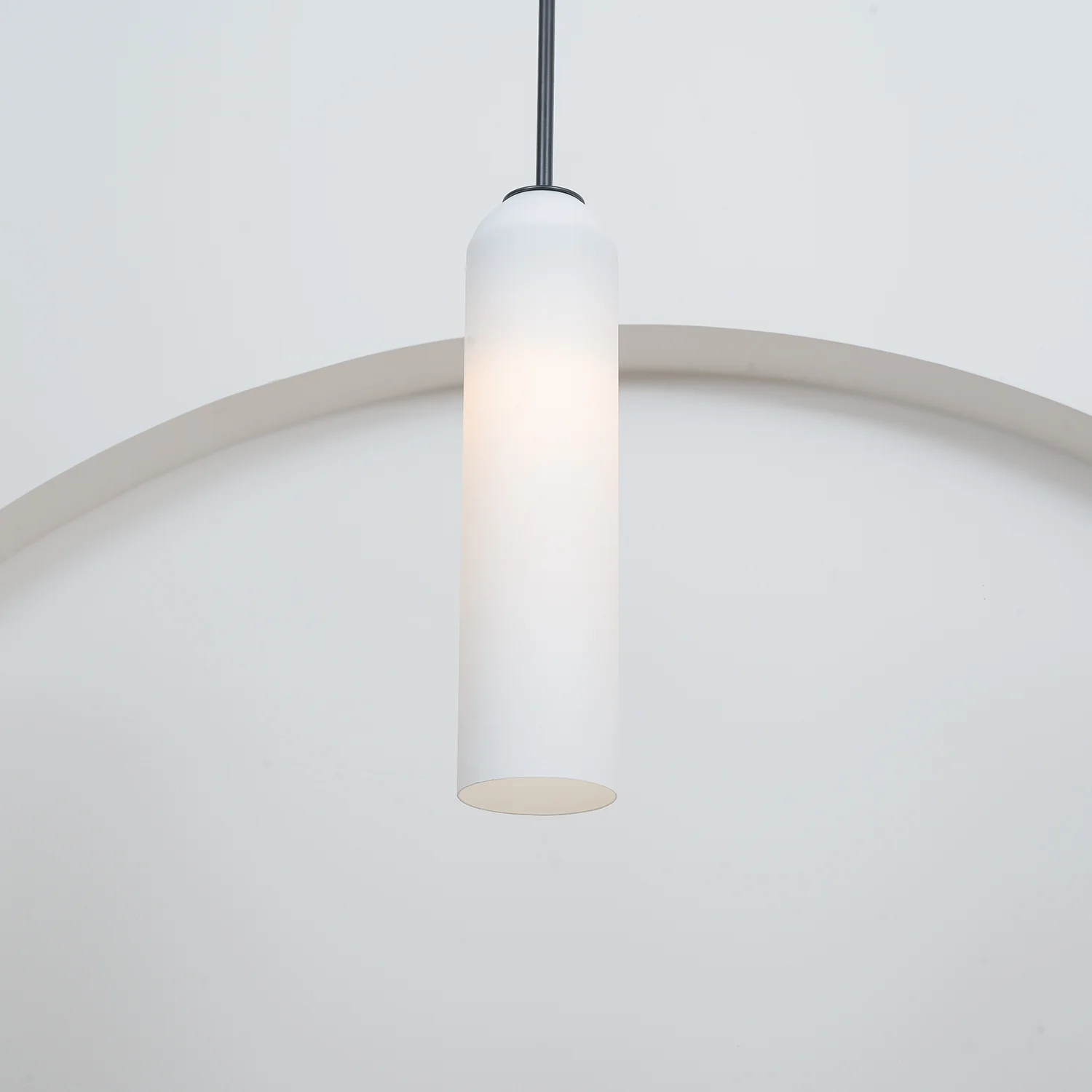 Hailie Minimalism Metal Glass Pendant Light Bedroom Living Room