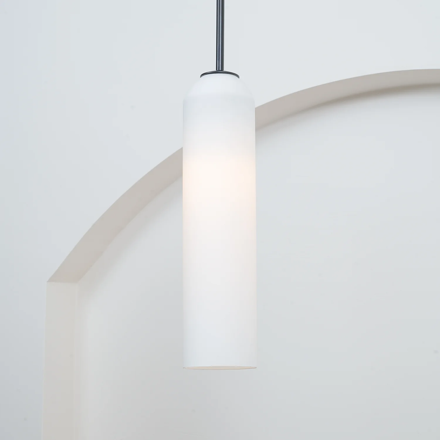 Hailie Minimalism Metal Glass Pendant Light Bedroom Living Room