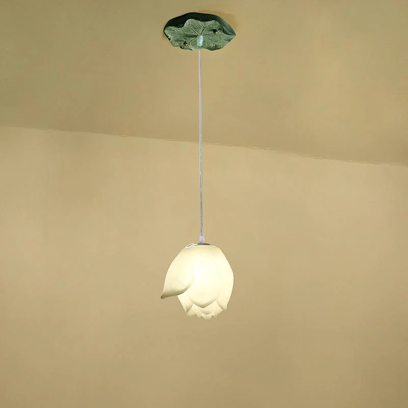 Hailie Modern Stone Flower Chandelier Dining Room Living Room