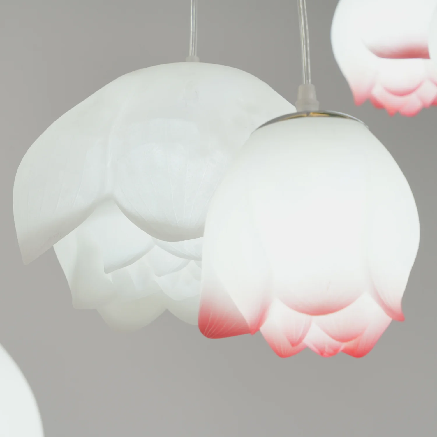 Hailie Modern Stone Flower Chandelier Dining Room Living Room