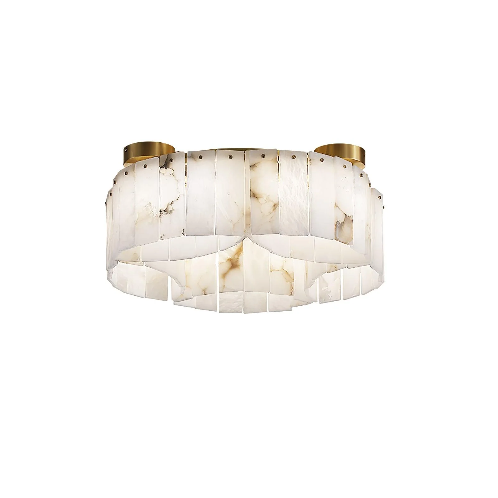 Jade Modern Luxury Alabaster Ceiling Light Living Room Dining Room