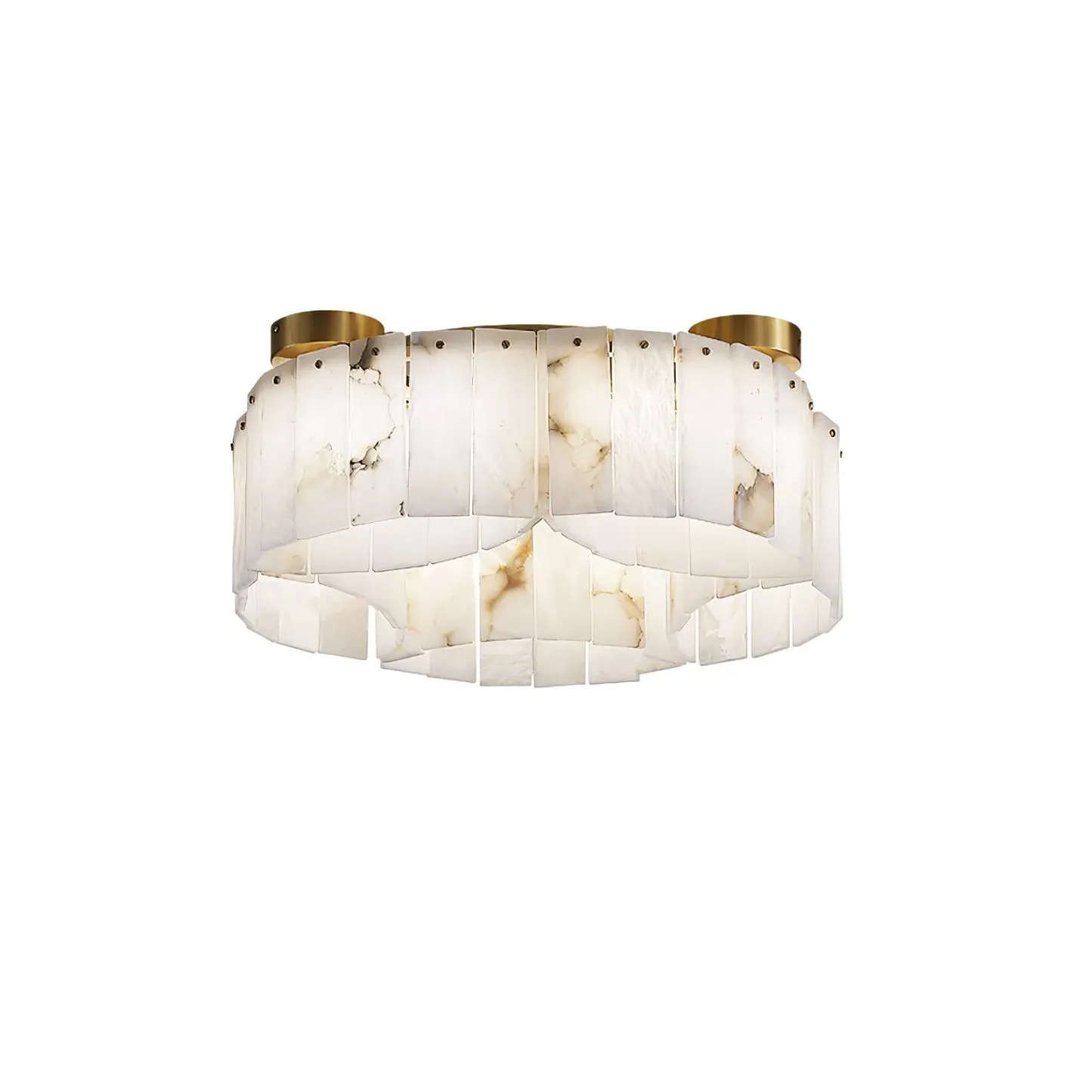 Jade Modern Luxury Alabaster Ceiling Light Living Room Dining Room