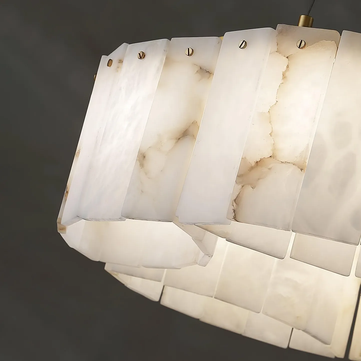 Jade Modern Luxury Alabaster Ceiling Light Living Room Dining Room