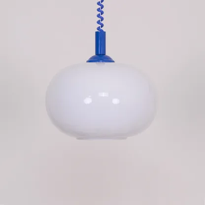 Hailie Cute Round Metal Glass Pendant Light Living Room Dining Room