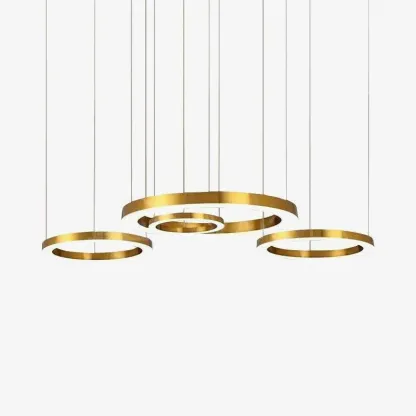 Arisha Modern Unusual Metal Acrylic Pendant Light Dining Room Living Room