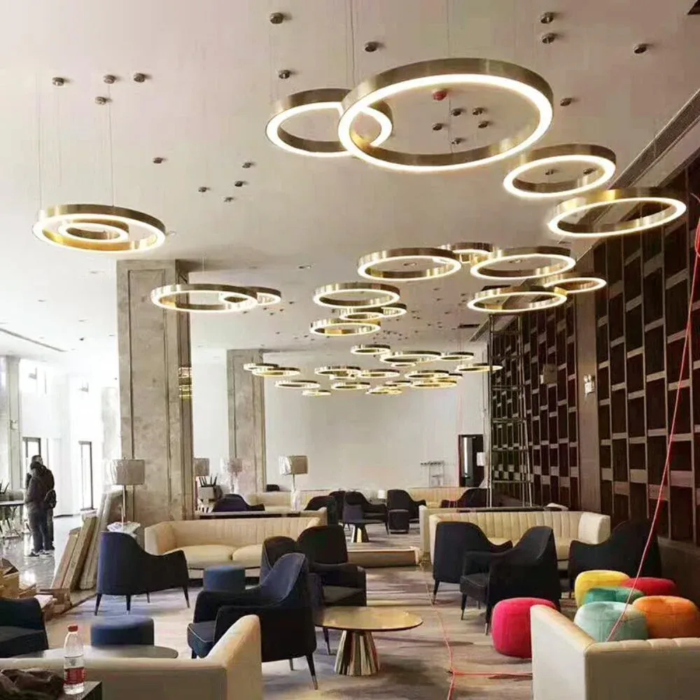 Arisha Modern Unusual Metal Acrylic Pendant Light Dining Room Living Room