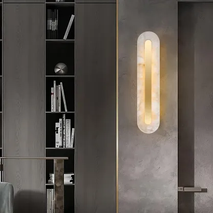 Ozawa Modern Rounded Resin Wall Light Bedroom Hallway Living Room