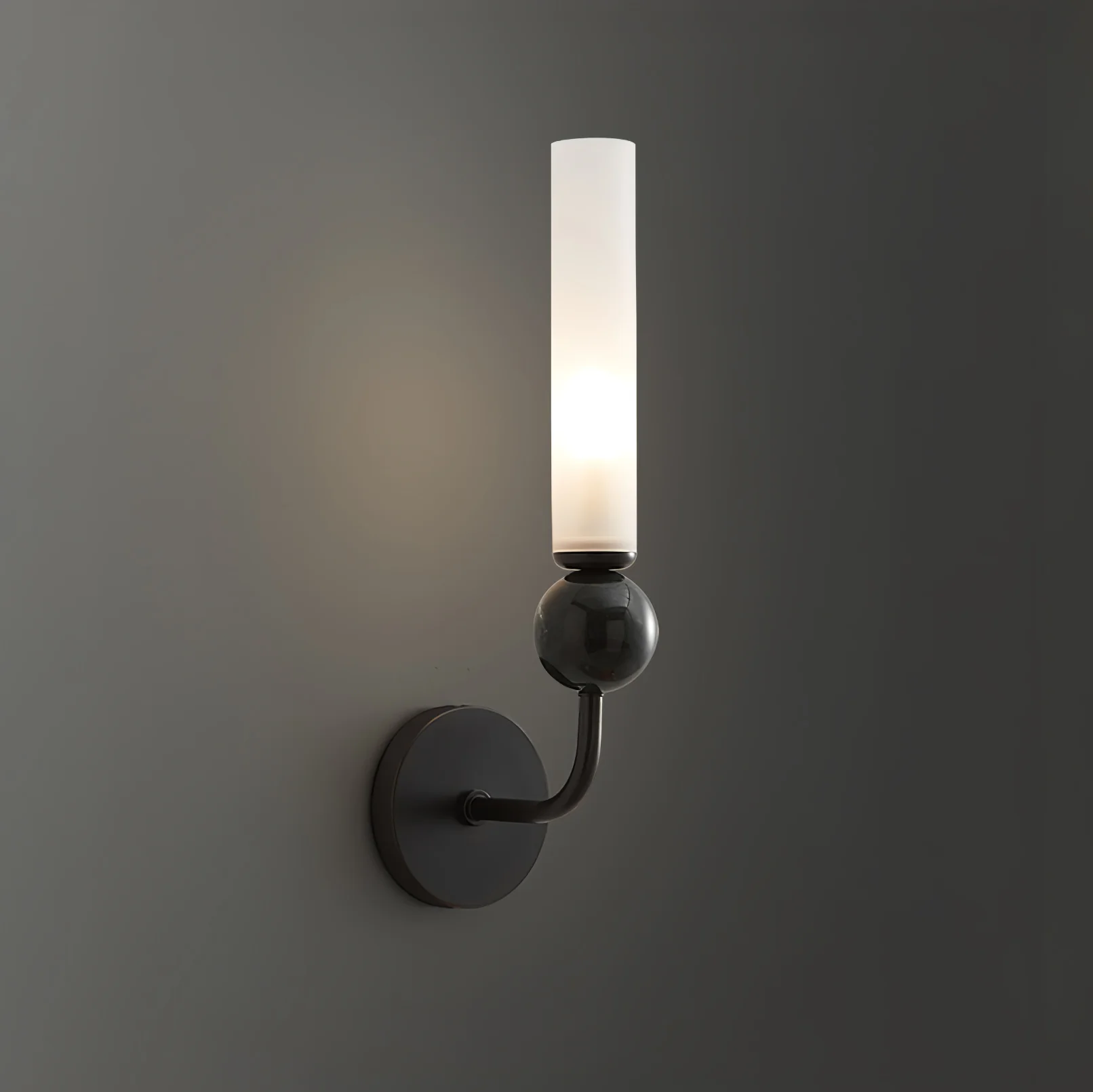 Edge Modern Marble Brass Acrylic Vertical Wall Lamp Living Room Bedroom