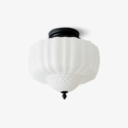Quinn Vintage Metal Glass Ceiling Light Living Room Bedroom