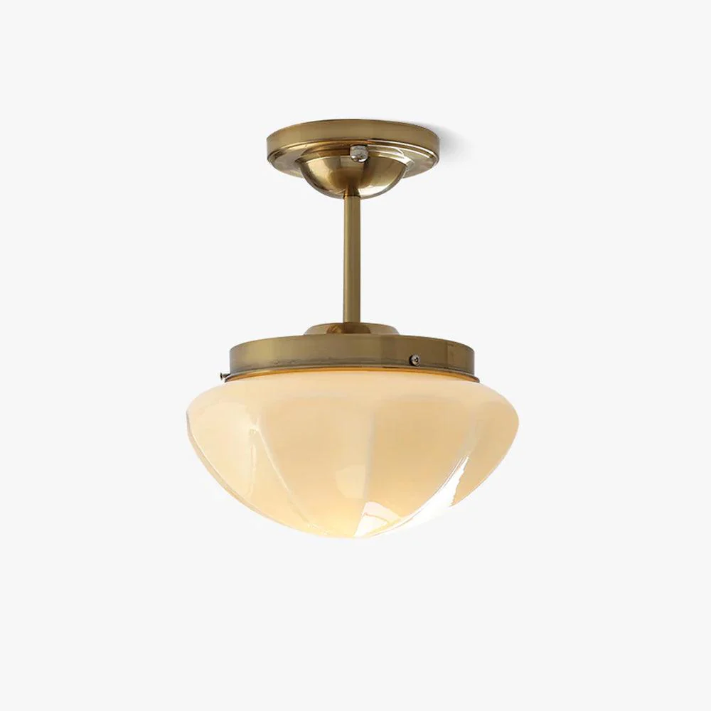 Alessio Mini Cottage Metal Glass Ceiling Light Living Room Dining Room