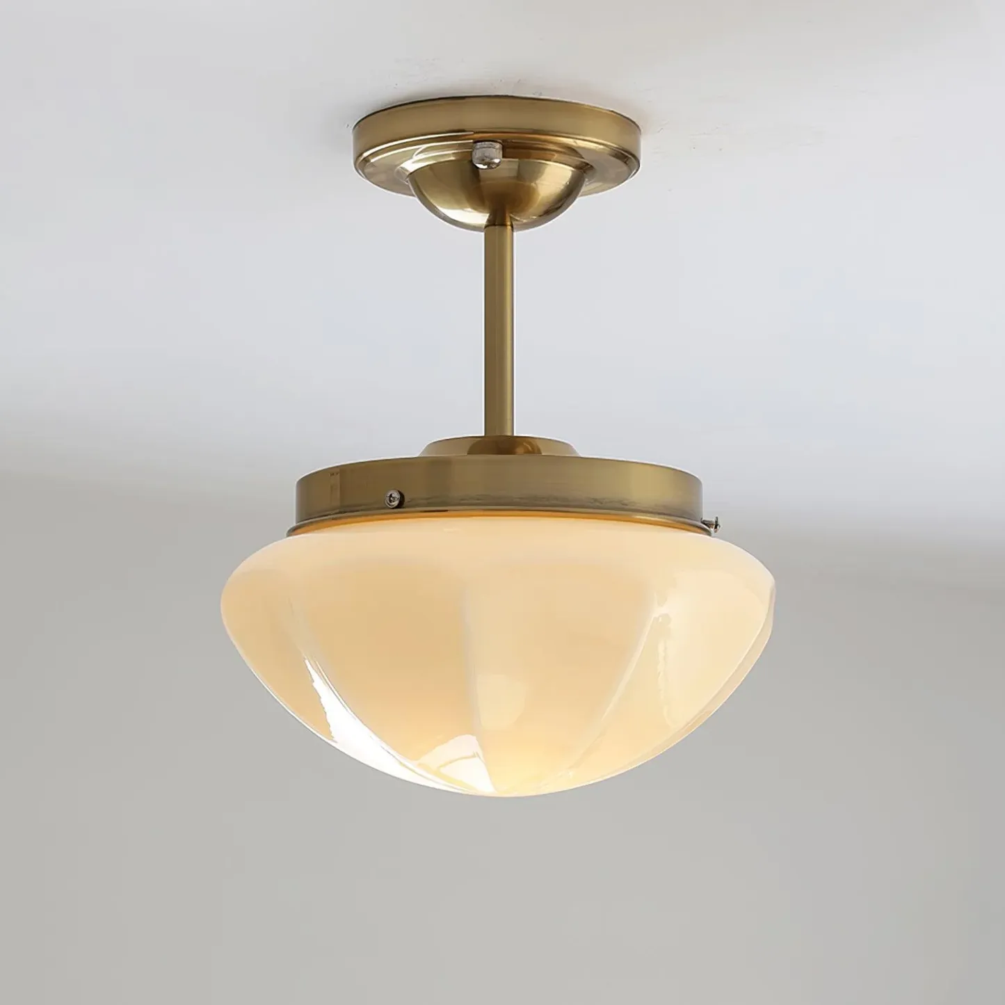 Alessio Mini Cottage Metal Glass Ceiling Light Living Room Dining Room