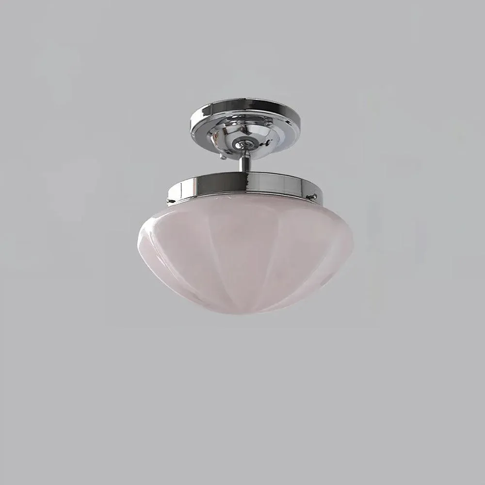 Alessio Mini Cottage Metal Glass Ceiling Light Living Room Dining Room