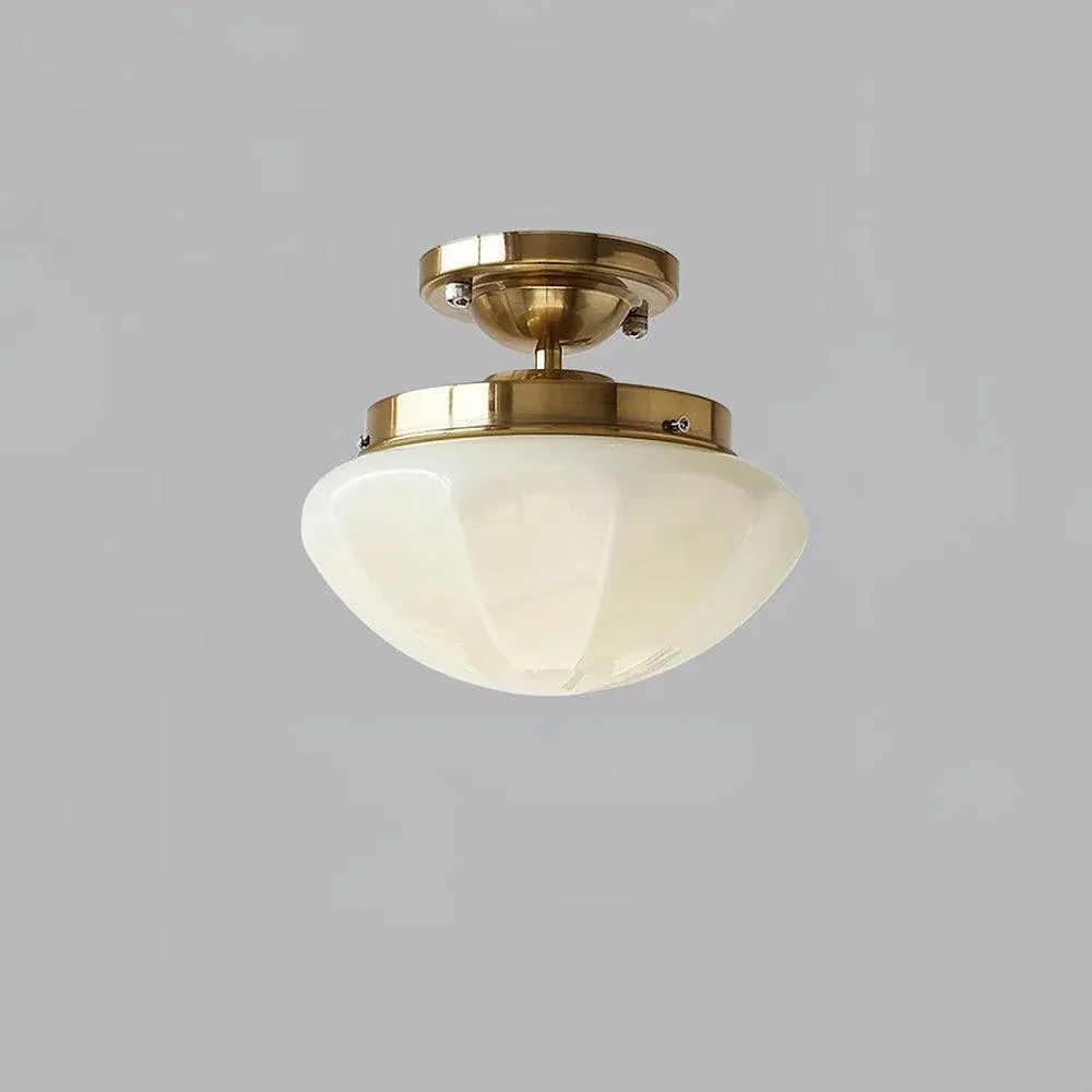 Alessio Mini Cottage Metal Glass Ceiling Light Living Room Dining Room