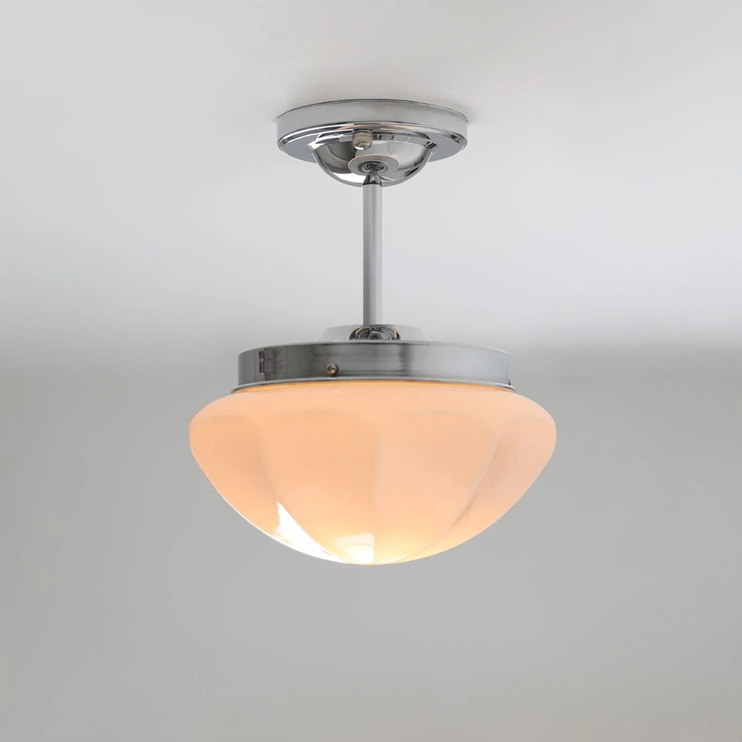 Alessio Mini Cottage Metal Glass Ceiling Light Living Room Dining Room