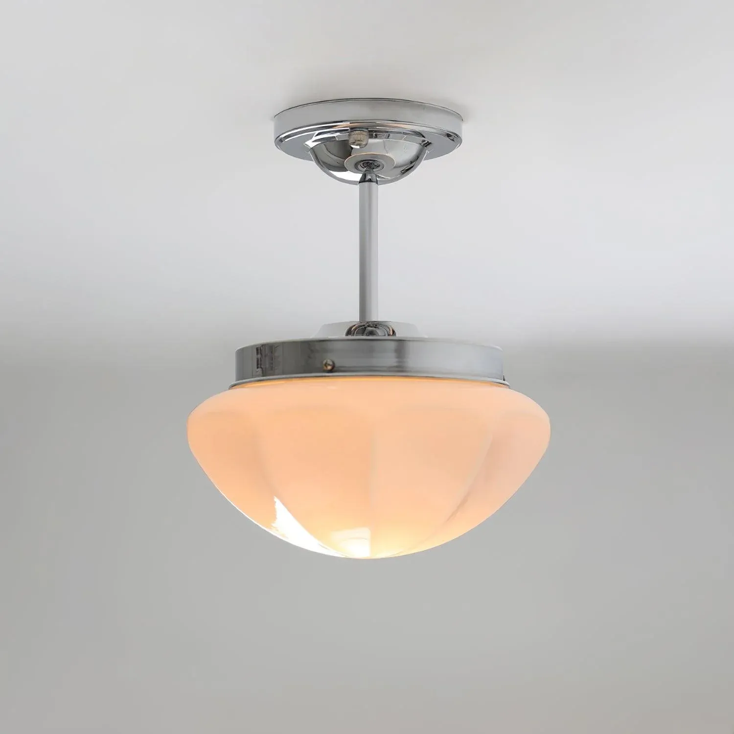 Alessio Mini Cottage Metal Glass Ceiling Light Living Room Dining Room