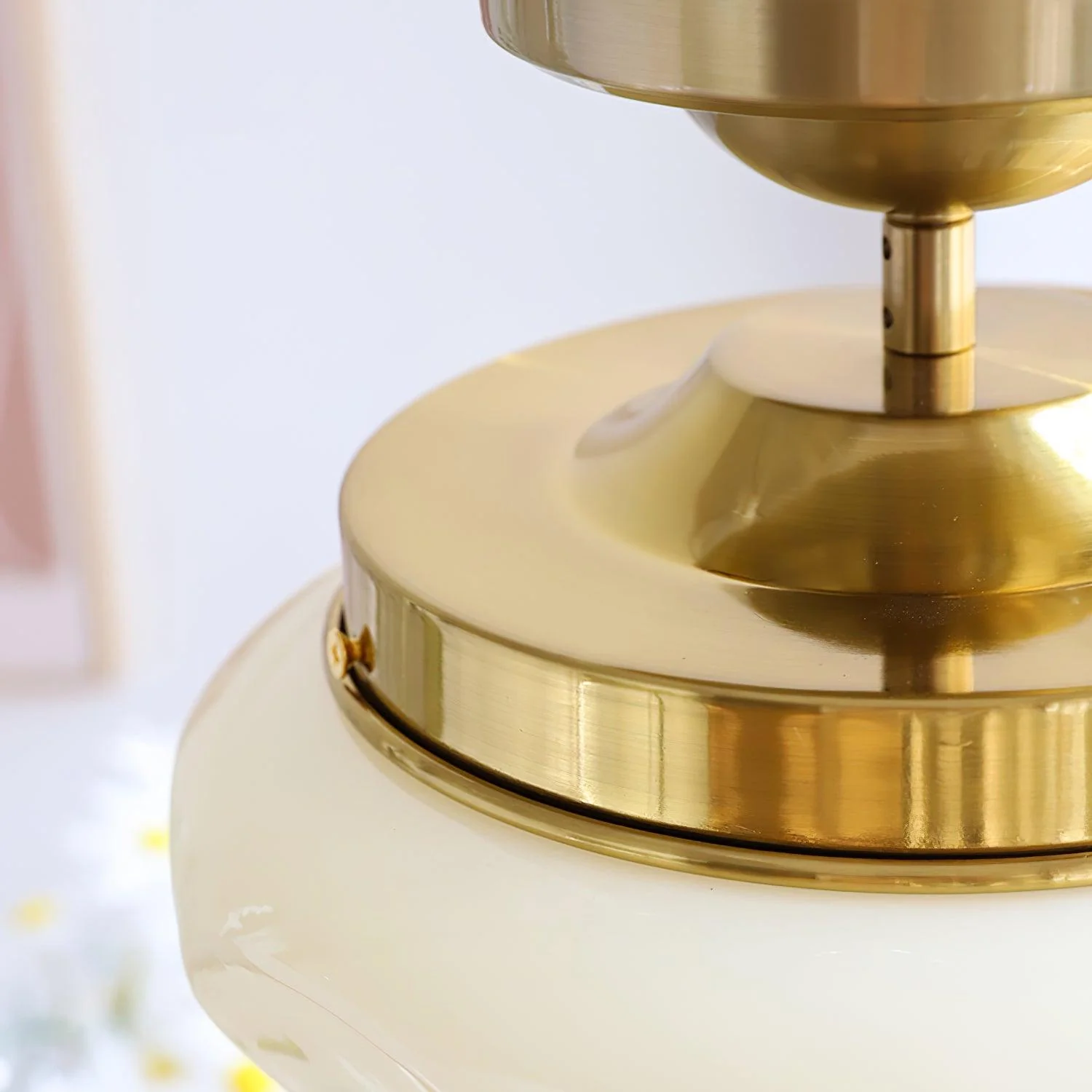 Alessio Mini Cottage Metal Glass Ceiling Light Living Room Dining Room