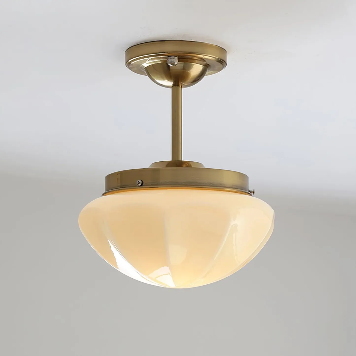 Alessio Mini Cottage Metal Glass Ceiling Light Living Room Dining Room