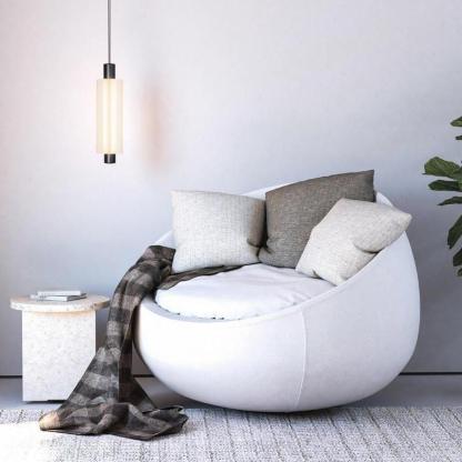 Byers Modern Square Metal Acrylic Pendant Light Bedroom Living Room