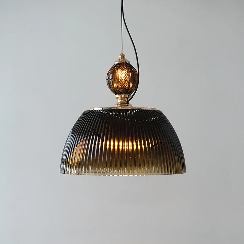 Alessio Retro Glass Pendant Light - Home Lighting