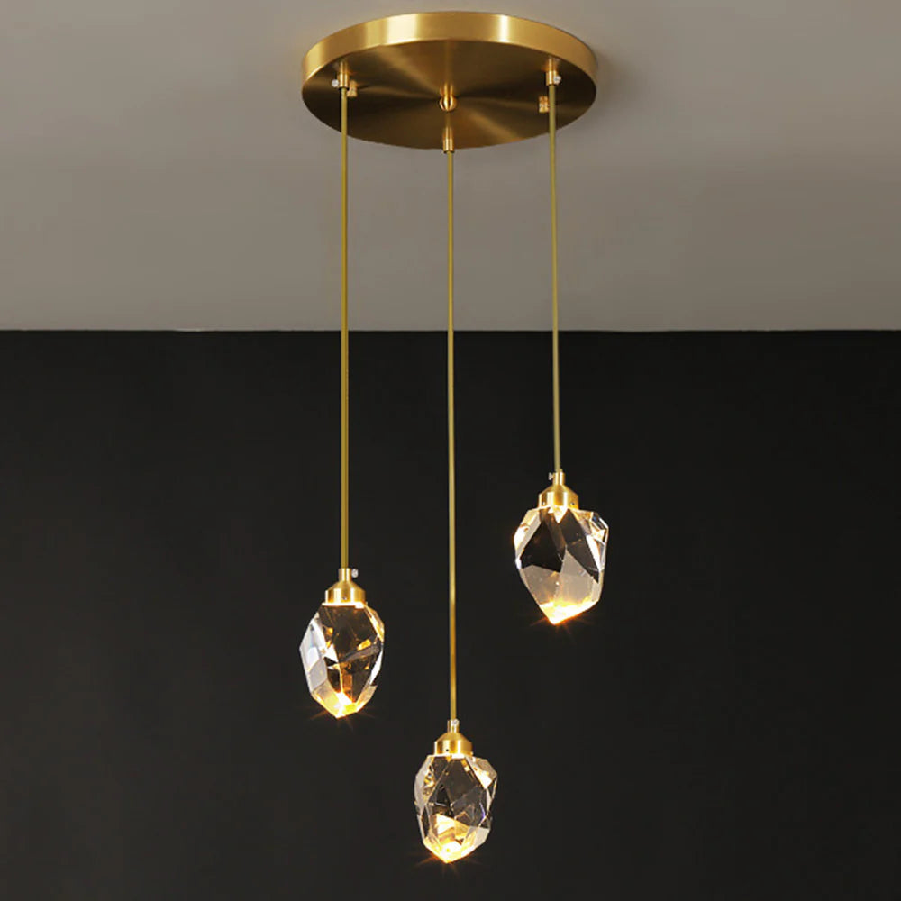 Kristy Design Pendant light Metal/Crystal Living Room/Bedroom