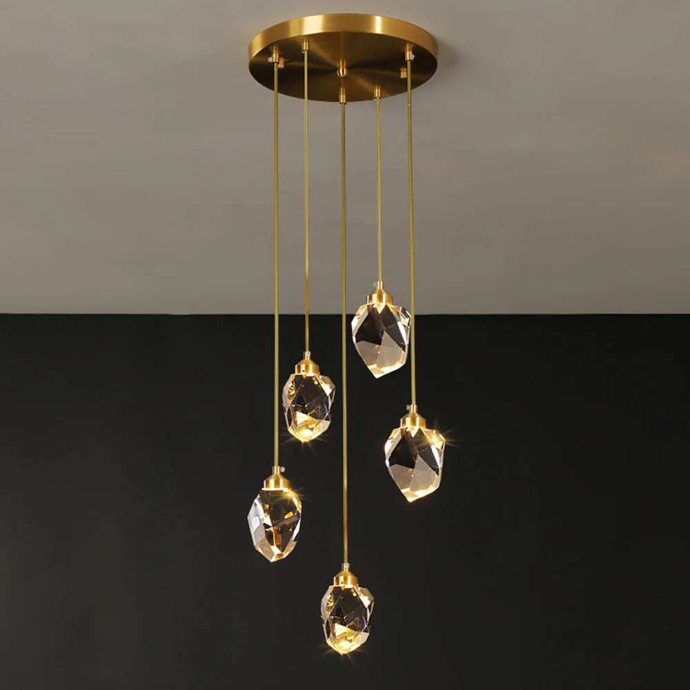 Kristy Design Pendant light Metal/Crystal Living Room/Bedroom