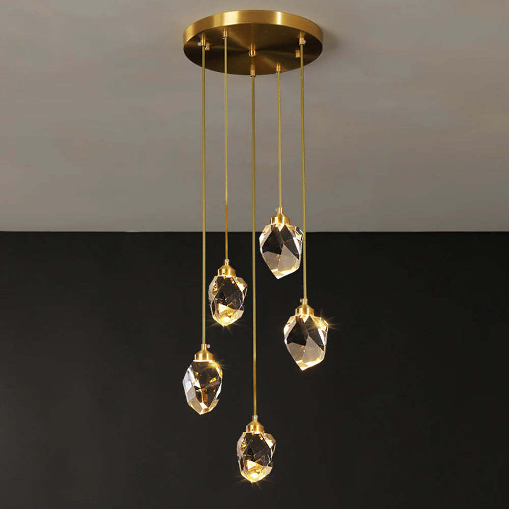 Kristy Design Pendant light Metal/Crystal Living Room/Bedroom